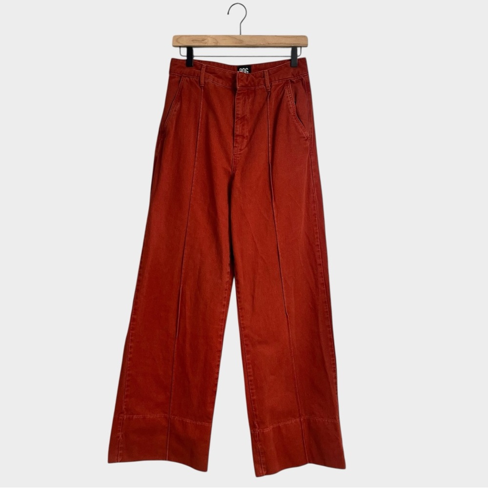 Urban Outfitters High Rise Mod Boho Wide Leg 70’s Front Seam Jeans Size Medium